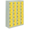 QMP Personal Effects Lockers - 28 Door Yellow