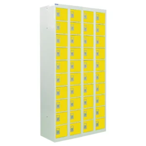 QMP Personal Effects Lockers - 40 Door Yellow