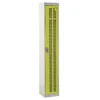 QMP Perforated Lockers - 1 Door Yellow