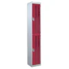 QMP Perforated Lockers - 2 Door Red