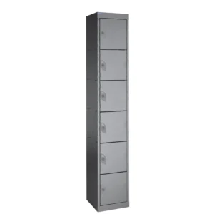 QMP Stainless Steel Lockers - 6 Door