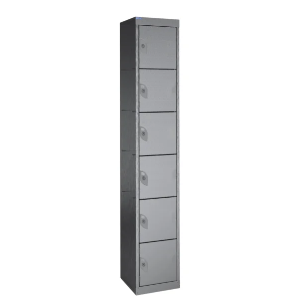 QMP Stainless Steel Lockers - 6 Door