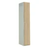 QMP Timber Door Lockers - 1 Door Light Oak