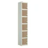 QMP Solid Laminate Door Lockers - 6 Door Oak