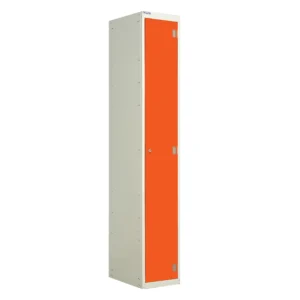 QMP Solid Laminate Door Lockers - 1 Door Clementine