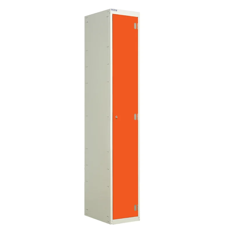 QMP Solid Laminate Door Lockers - 1 Door Clementine