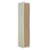 QMP Solid Laminate Door Lockers - 1 Door Oak