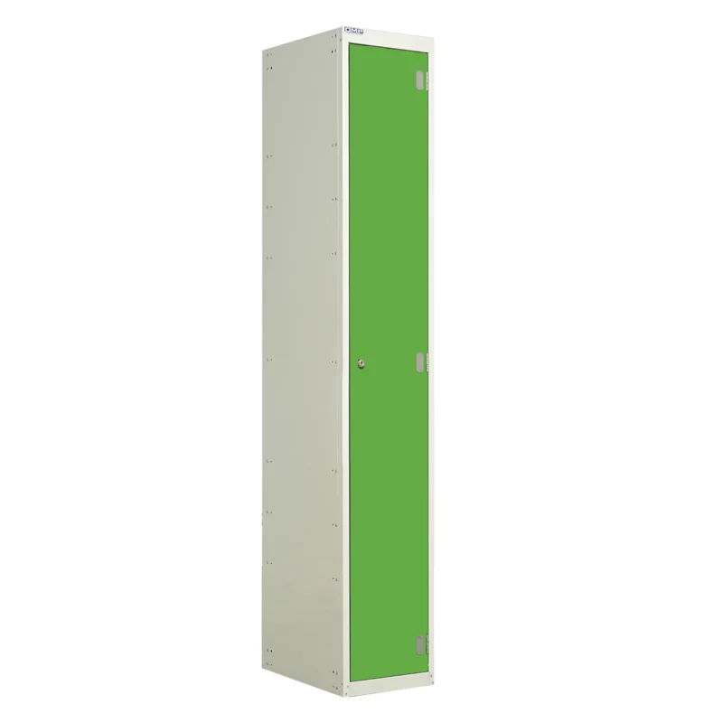 QMP Solid Laminate Door Lockers - 1 Door Vibrant Green