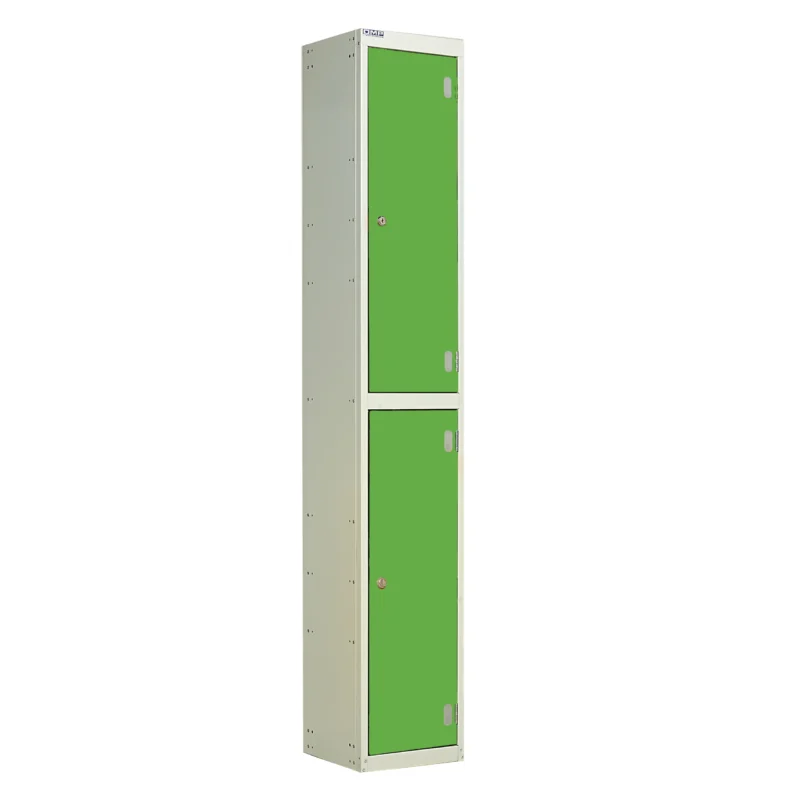 QMP Laminate Splash Lockers - 2 Door Vibrant Green