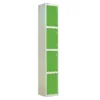 QMP Laminate Splash Lockers - 4 Door Vibrant Green