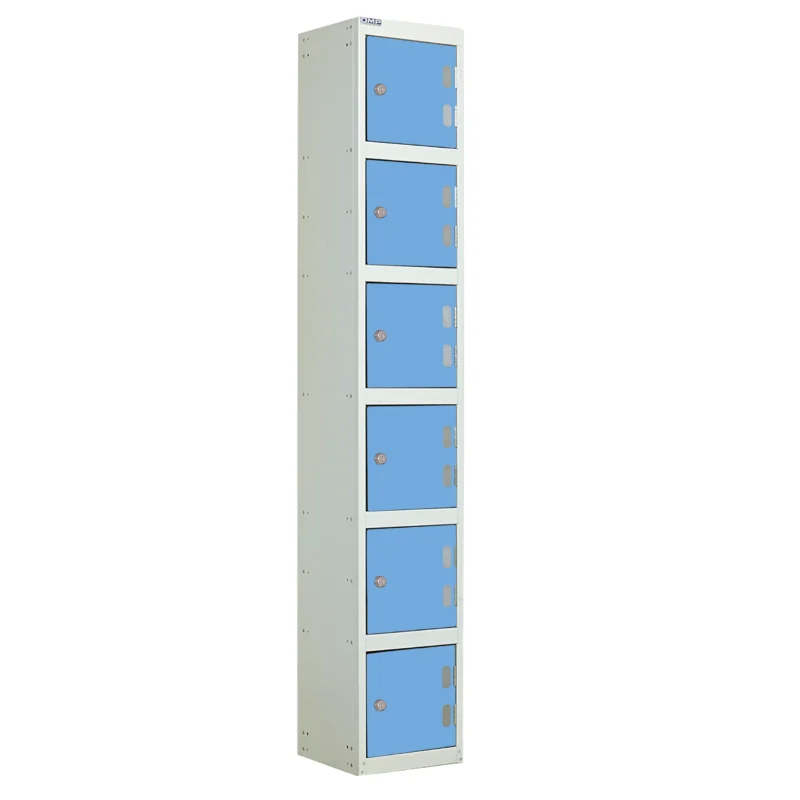 QMP Laminate Splash Lockers - 6 Door Campanula