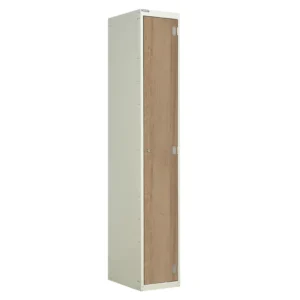 QMP Laminate Splash Lockers - 1 Door Oak