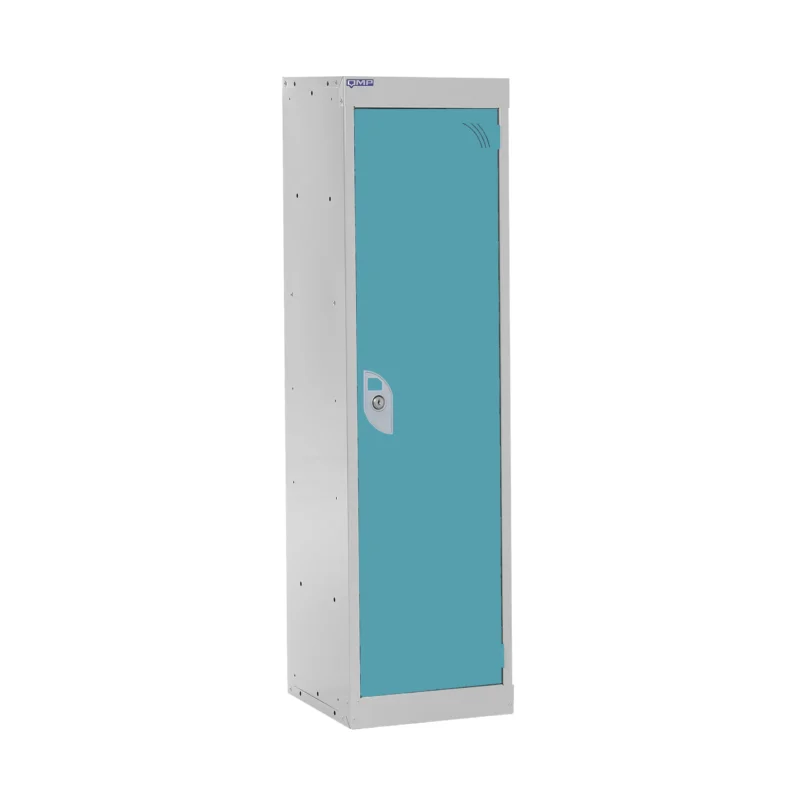 QMP Spectrum School Lockers - 1235mm Height - 1 Door Blue