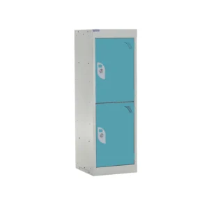 QMP Spectrum School Lockers - 955mm Height - 2 Door Blue