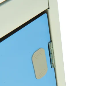 blue laminate door locker hinge