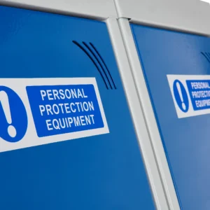 PPE Lockers Sticker