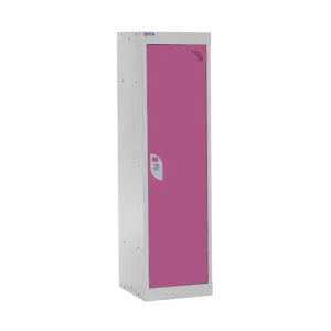QMP Spectrum School Lockers - 1235mm Height - 1 Door Pink