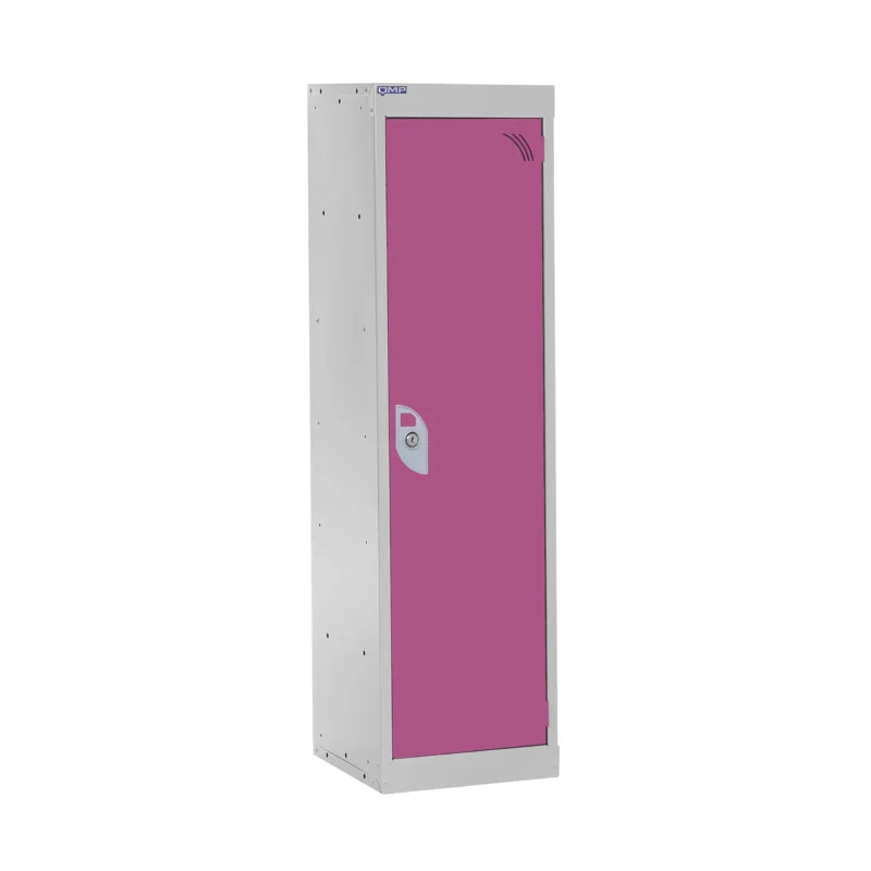 QMP Spectrum School Lockers - 1235mm Height - 1 Door Pink