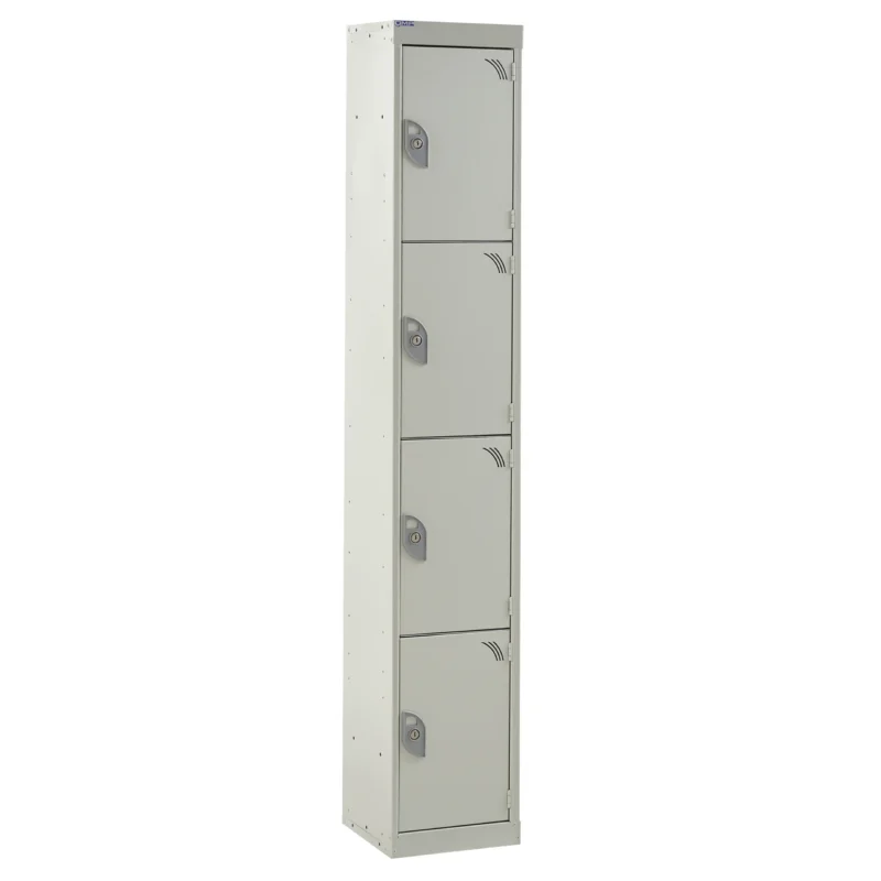 QMP Tool Charging Lockers - 4 Door Light Grey