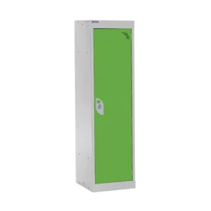 QMP Spectrum School Lockers - 1235mm Height - 1 Door Lime