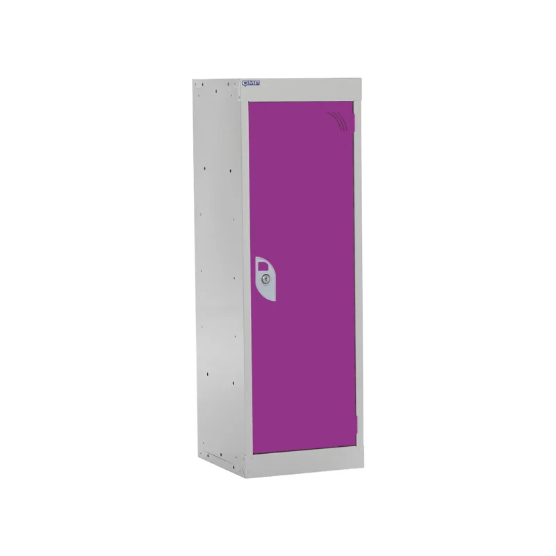 QMP Spectrum School Lockers - 955mm Height - 1 Door Lilac