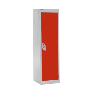 QMP Spectrum School Lockers - 1235mm Height - 1 Door Red