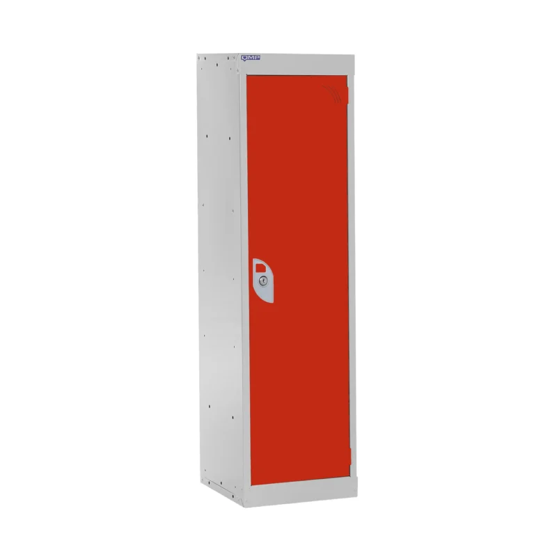 QMP Spectrum School Lockers - 1235mm Height - 1 Door Red