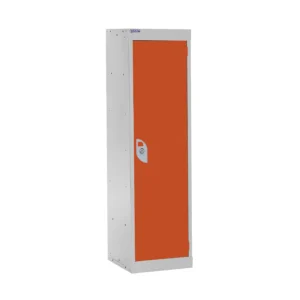 QMP Spectrum School Lockers - 1235mm Height - 1 Door orange