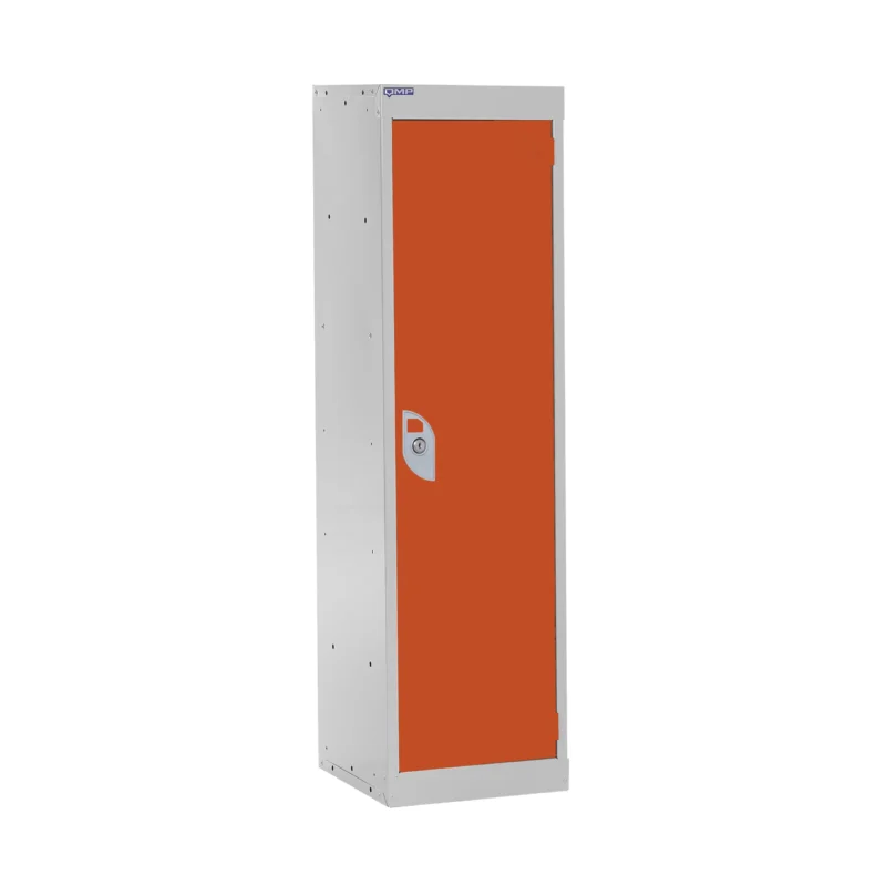 QMP Spectrum School Lockers - 1235mm Height - 1 Door orange