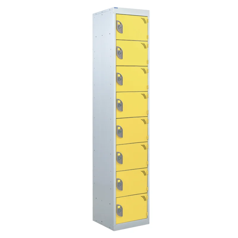 QMP Tool Charging Lockers - 8 Door Yellow