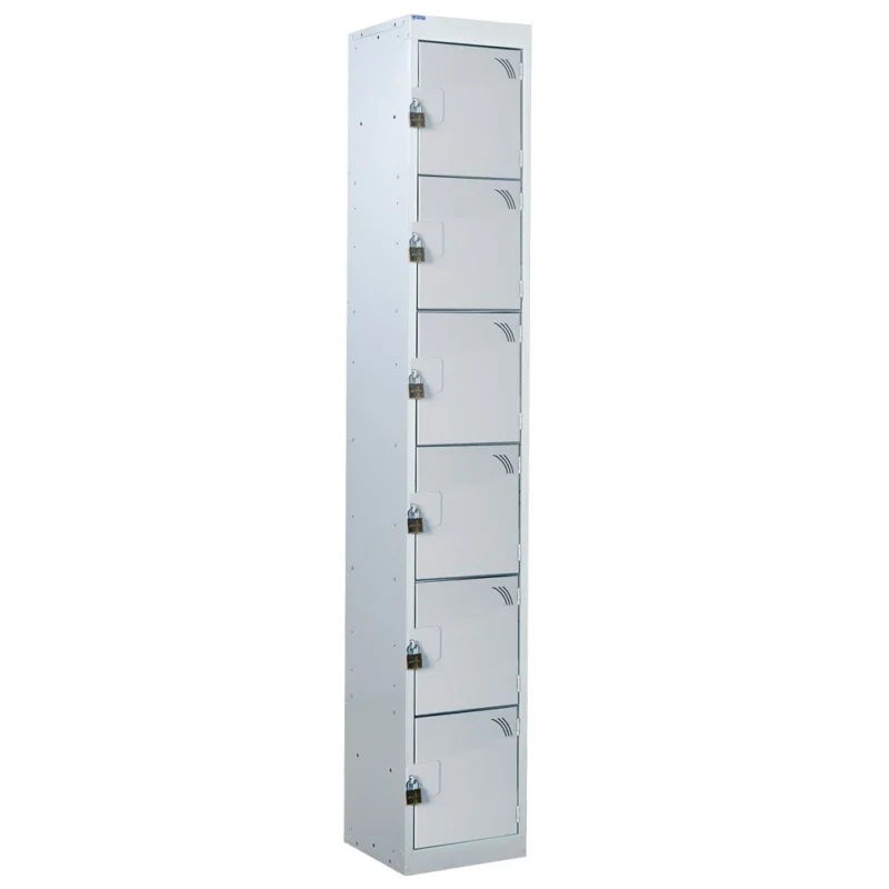 QMP Padlock Lockers - 6 Door