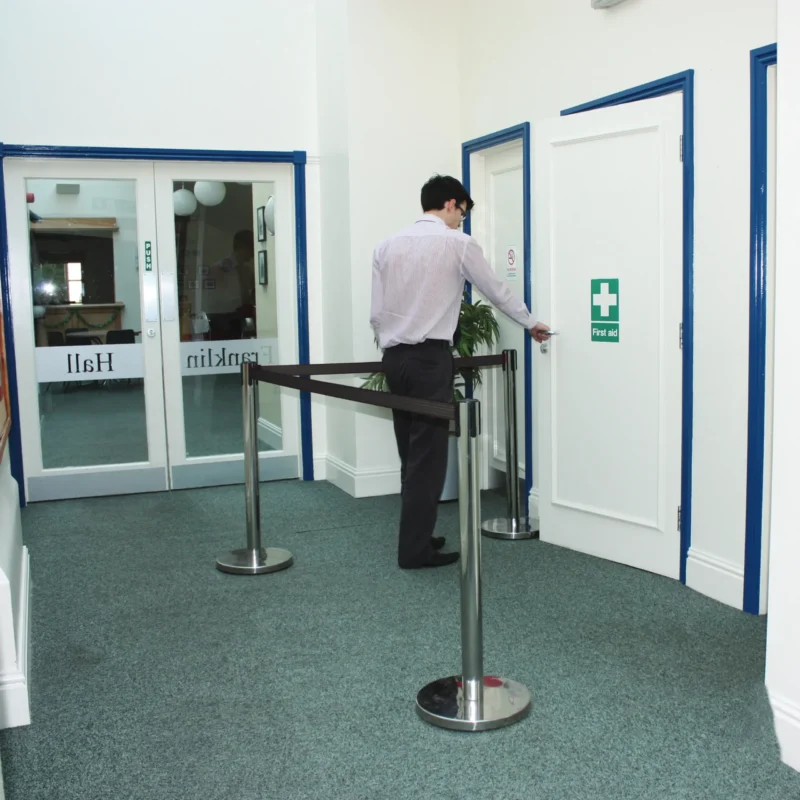 Belt Barriers | Stainless Steel | Commercial & Retail