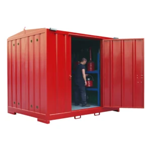 Hazardous Container Store | Large | 2658H x 2440W x 3000D Red
