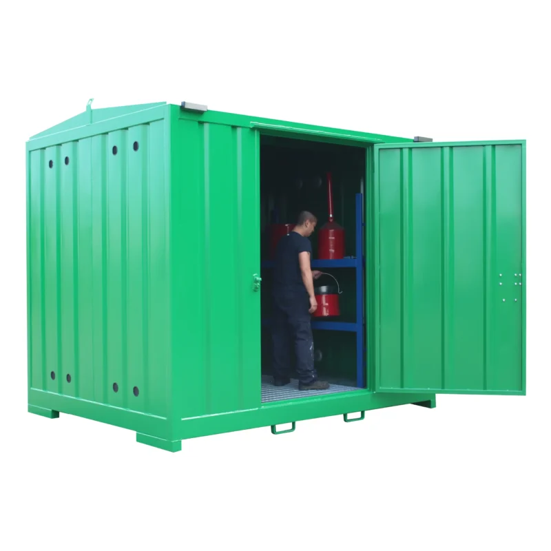 Hazardous Container Store | Large | 2658H x 2440W x 3000D Green