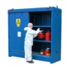 Hazardous Container Store | Sliding Doors | 3000H x 1500W x 2403D Blue