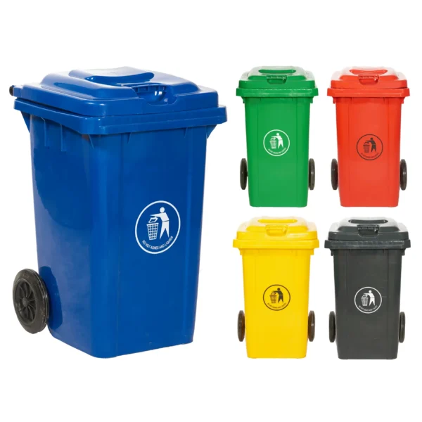 Waste Bins | Wheeled & Full Colour | EN 840 | 80L Group