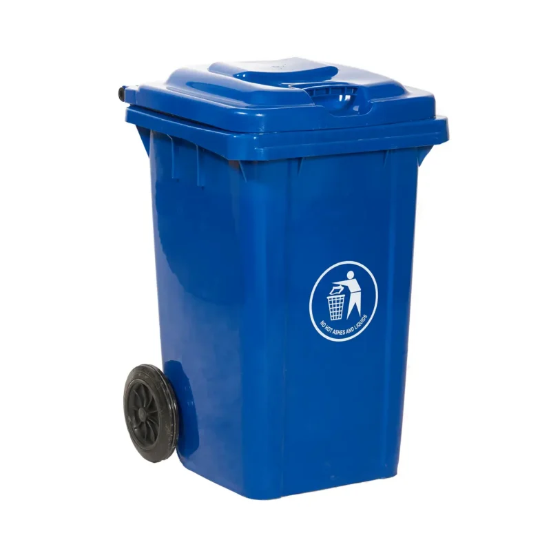 Waste Bins | Wheeled & Full Colour | EN 840 | 80L Blue