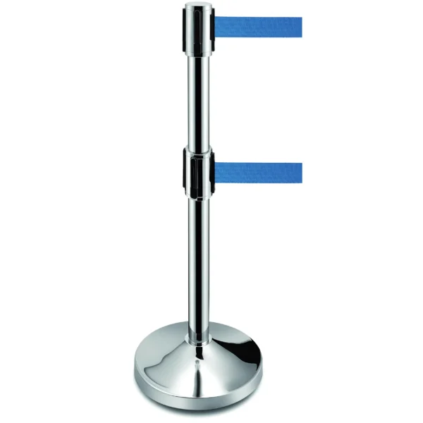 Belt Barriers | Stainless Steel | Twin Belt | Commercial & Retail