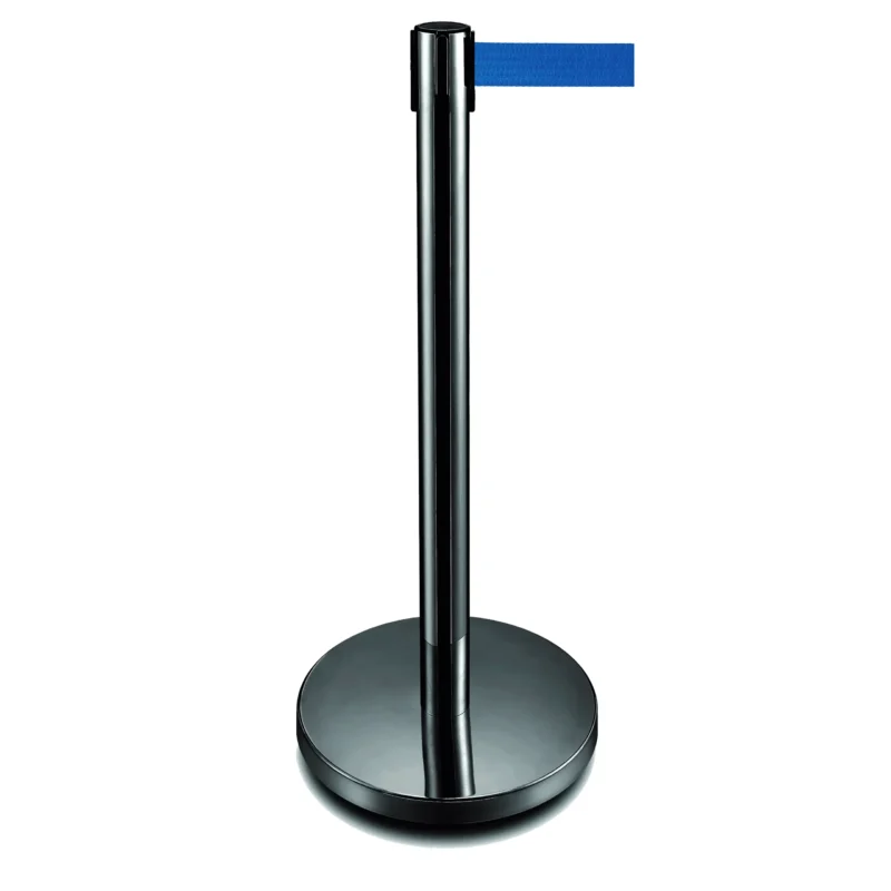 Belt Barriers | Professional Black | Commercial & Retail Blue