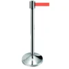 Belt Barriers | Stainless Steel | Commercial & Retail Red