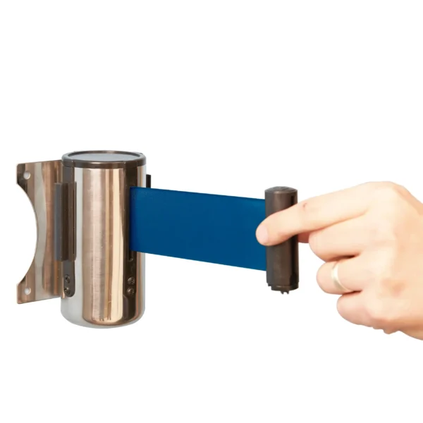 Belt Barriers | Stainless Steel | Wall Mounted | Commercial & Retail