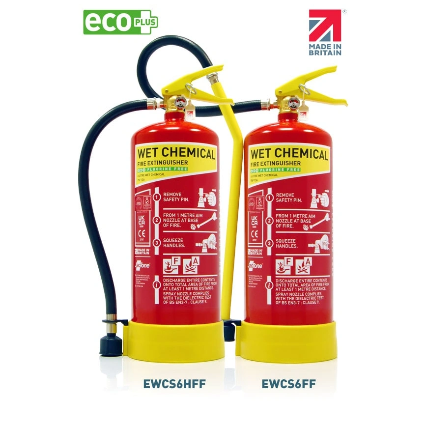 Premium Fire Extinguisher - Wet Chemical (Pfas Free) - 6 Litre 1 Premium fire extinguisher | wet chemical (fluorine free) | 6 litre