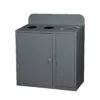 Recycling Station | Heavy Duty Steel | 3 Bins | 240 Litre