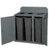 Recycling Station | Heavy Duty Steel | 3 Bins | 240 Litre