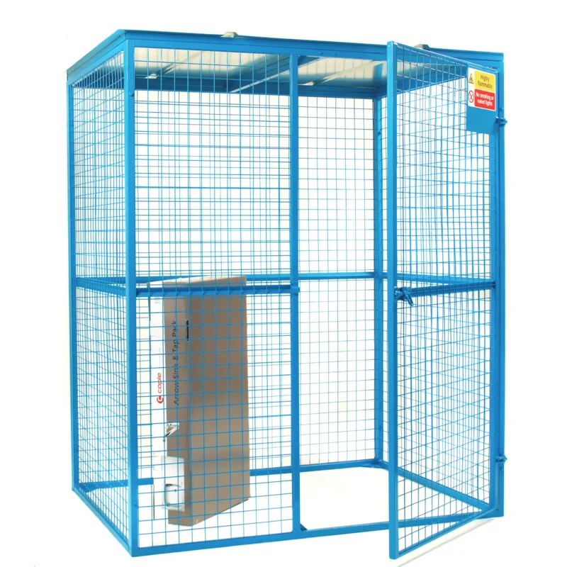 Security Cage | Lock Up | Galvanised Roof