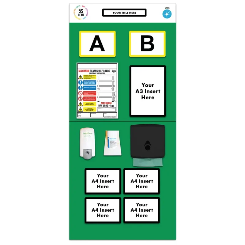 Modulean Rack End Board | Sanitising Double Green