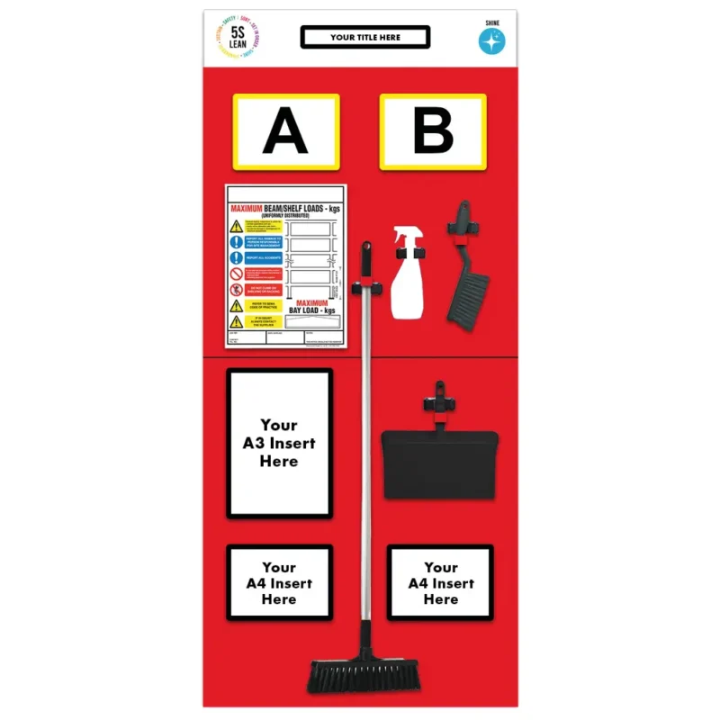 Modulean Rack End Board | Cleaning Double Red