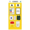 Modulean Rack End Board | First Aid Double Yellow