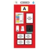 Modulean Rack End Board | Sanitising Single Red