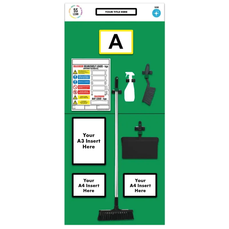 Modulean Rack End Board | Cleaning Single Green